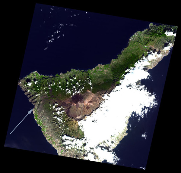 Tenerife satellite map