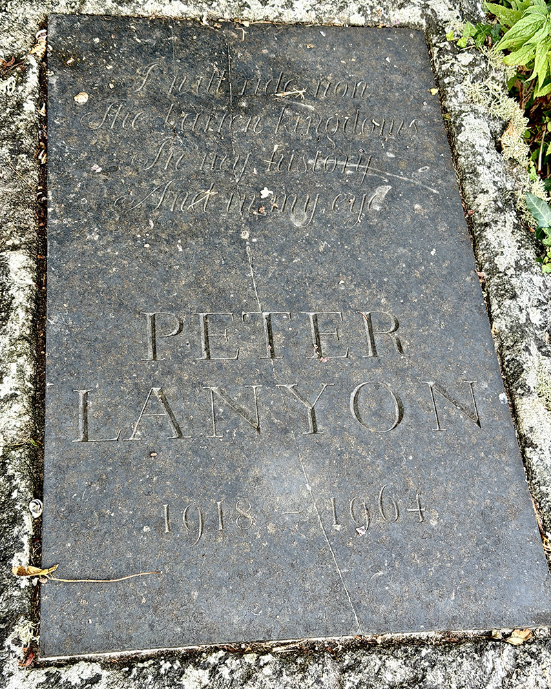 Peter Lanyon's gravestone
